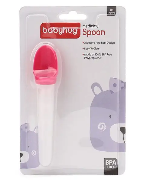 Babyhug Medicine Spoon - Pink