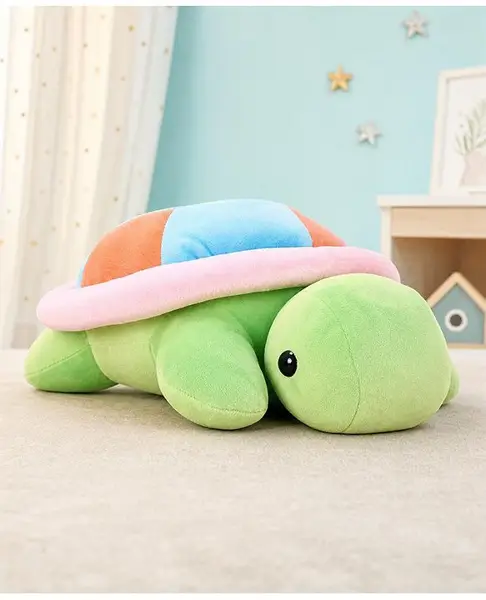 Babyhug Turtle Soft Toy Green - Height 40 cm