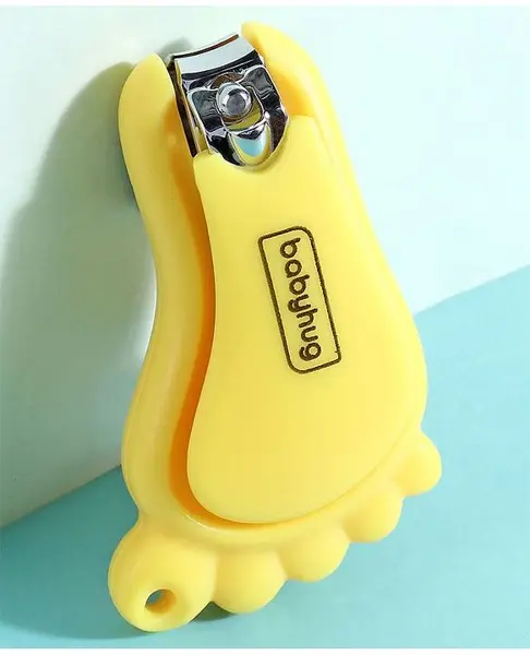 Babyhug Foot Shape Nail Clipper  - Yellow