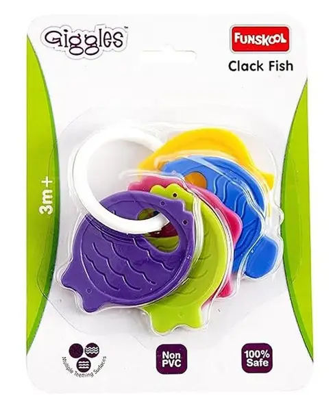 Funskool Giggles Fish Teether (Color & Design May Vary)
