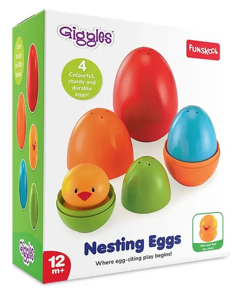 Giggles Nesting Eggs - Multi Color