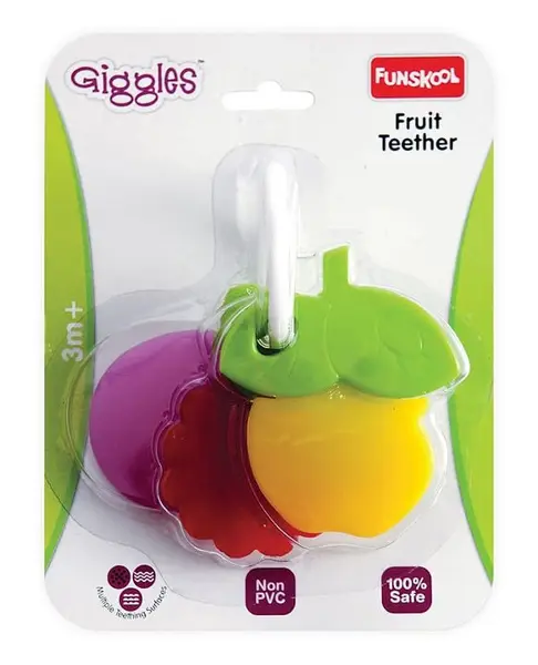 Funskool Giggles Fruit Teether (Color May Vary)