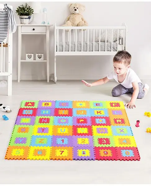 Babyhug Pop Out Playmat Alphabets & Numbers Floor Mat Large (Colour May vary)