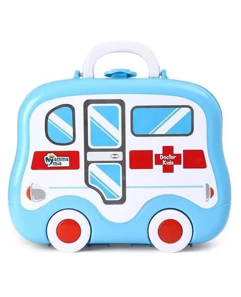 Mamma Mia Kids Doctors Kit Rolling Van - Multicolour