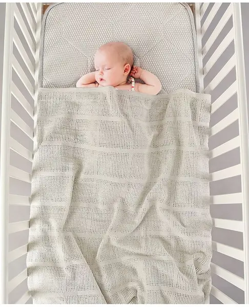 Babyhug All Season Cotton Blanket - Grey