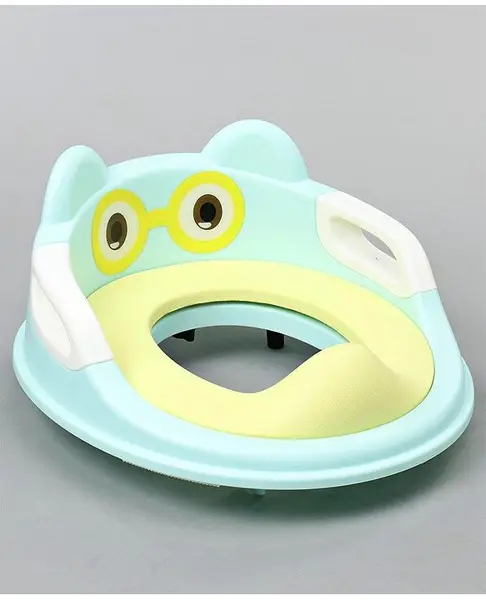 Animal Face Shaped Potty Seat With PU Cushion - Blue
