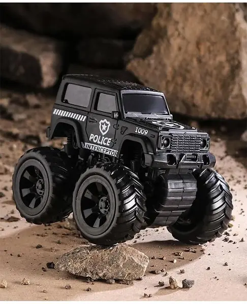 Monsto Friction Powered Monster Truck Toy - Black