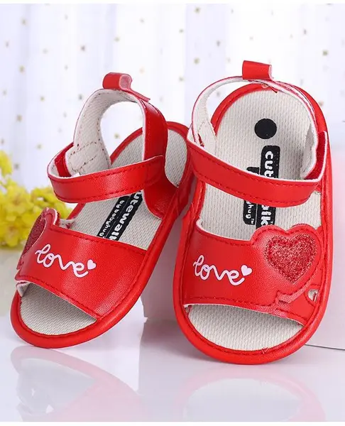 Cute Walk by Babyhug Booties - Red