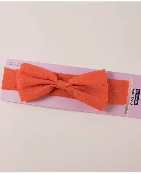 Pine Kids Solid Color Head Band - Red