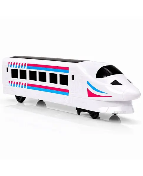 KV Impex Bump & Go Bullet Train With Music And Light - (Color And Print May Vary)