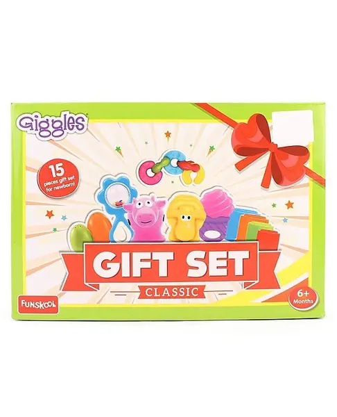 Giggles Rattle Teether Set Of 15 - Multicolor