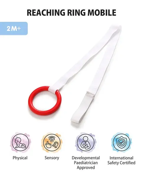 Intellibaby Reaching Ring Mobile Level 1 - Red
